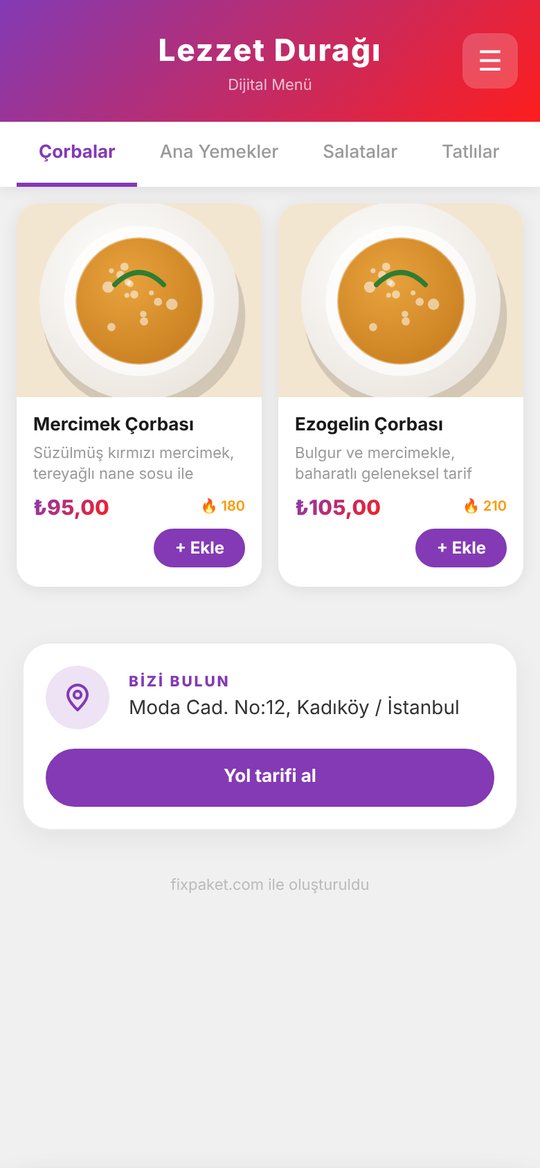 Fixpaket menü teması